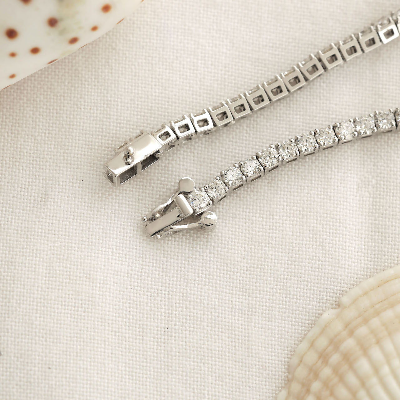 4.30 Ct TW Laboratory-Grown Diamond Tennis Bracelet in White Gold