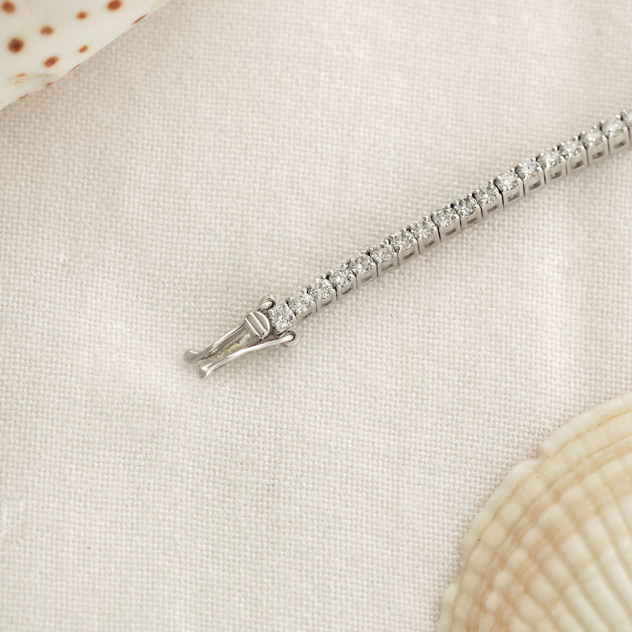 2.20 Carat TW Laboratory-Grown Diamond Tennis Bracelet in White Gold