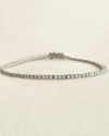 Diamond bracelet on a white background.