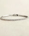 Diamond bracelet on a white background
