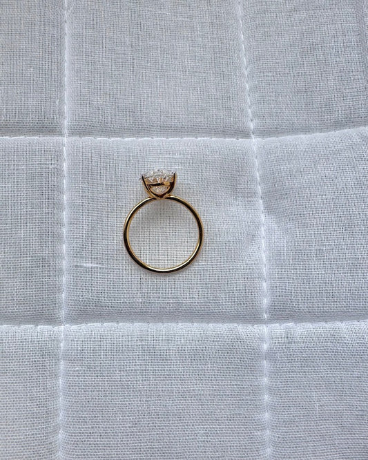 5ct Oval Lab-Grown Diamond Engagement Ring