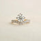 2.91 Carat TW Solitaire Lab-Grown Diamond Ring in 9K Yellow Gold