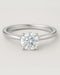 Solitaire Engagement Ring with 4-Prong Basket Setting