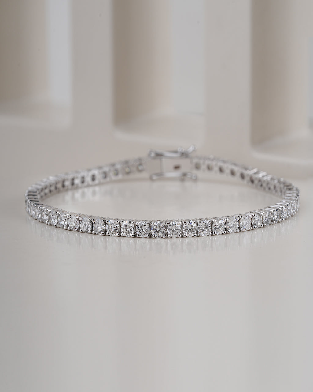 5.70ct TW Lab Grown Diamond Tennis Bracelet