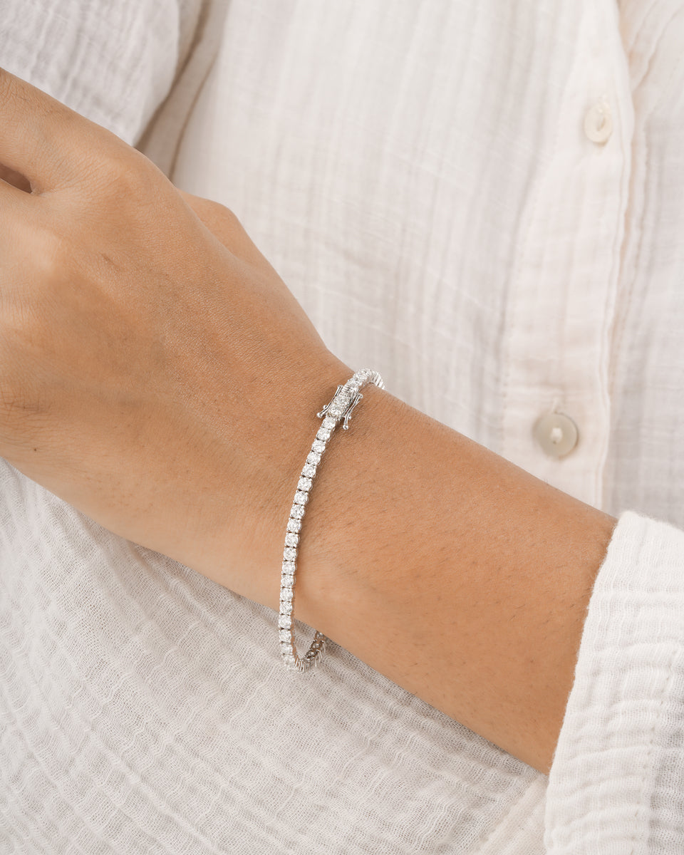 5.70ct TW Lab Grown Diamond Tennis Bracelet