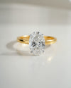 2.00 Ct Oval Lab Grown Diamond Solitaire Engagement Ring