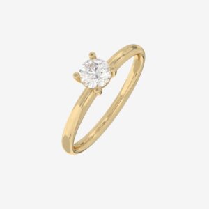 Luxury 0.25 Carat Yellow Gold Diamond Wedding Ring NZ