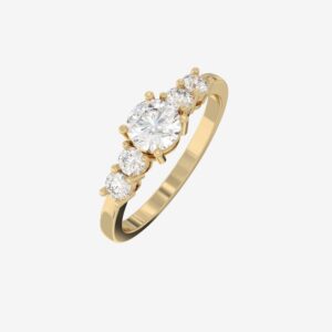 Buy Prong Setting Diamond Five Stone Ring NZ