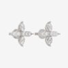 Diamond Earrings in 10kt White Gold