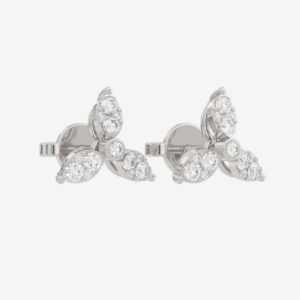 0.38 Carat TW Diamond Earrings in 10kt White Gold