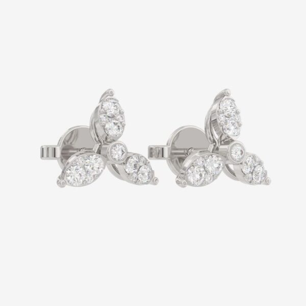 0.38 Carat TW Diamond Earrings in 10kt White Gold