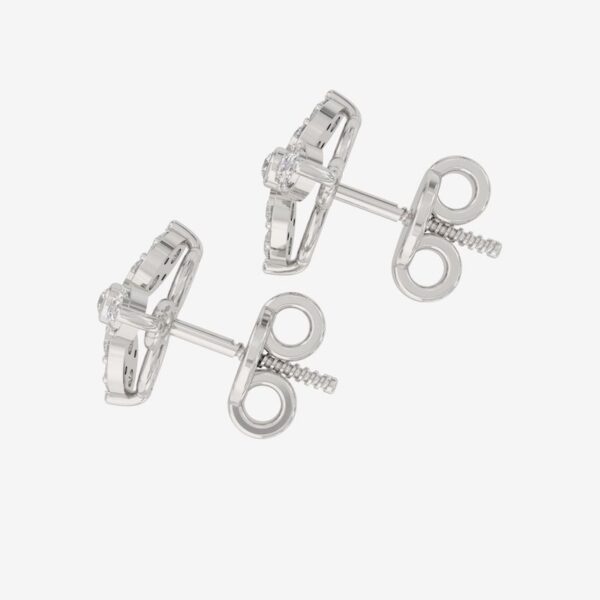 0.38 Carat TW Diamond Earrings in 10kt White Gold